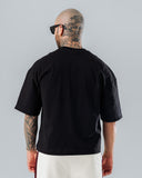Camiseta Boxy Fit Básica Negro
