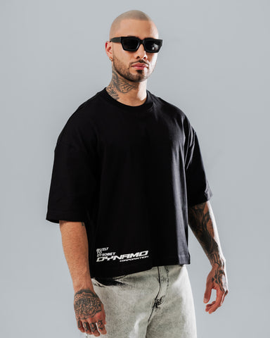 Camiseta Boxy Fit Blue Cyborg