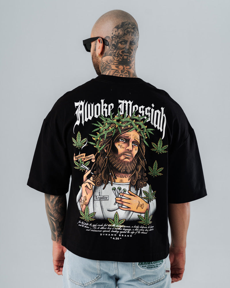 Camiseta Boxy Fit Legalize Vibes