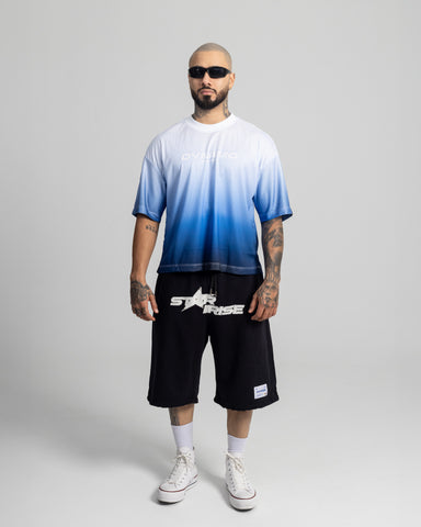 Camiseta Boxy Mesh Blue