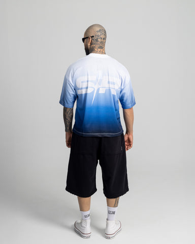 Camiseta Boxy Mesh Blue