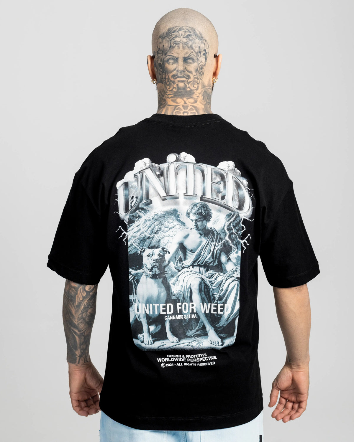 Camiseta Oversize Angel Black