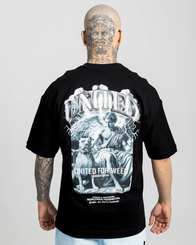 Camiseta Oversize Angel Black