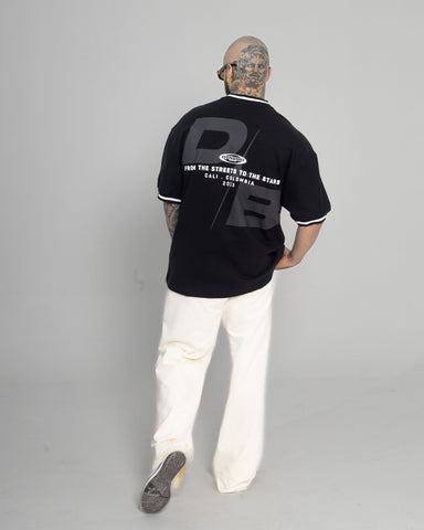 Camiseta Oversize Black - Edición Star Rise