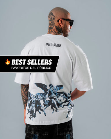 Camiseta Oversize Blanco Angeles