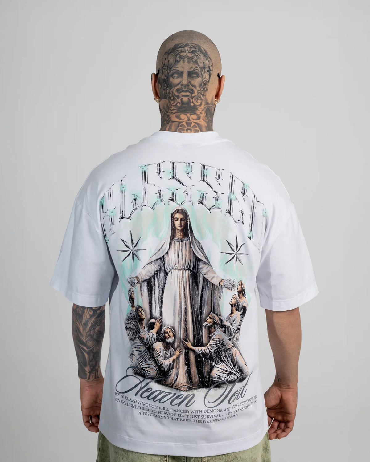 Camiseta Oversize Blessed Glow