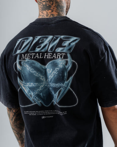 Camiseta Oversize DB13 Metal Heart