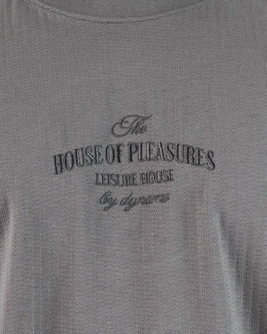 Camiseta Oversize Gris Cemento House Of Pleasures