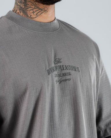 Camiseta Oversize Gris Cemento House Of Pleasures