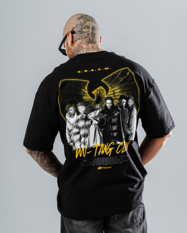 Camiseta Oversize Negra Wu Tang Clan