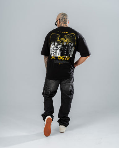 Camiseta Oversize Negra Wu Tang Clan