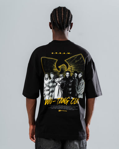 Camiseta Oversize Negra Wu Tang Clan