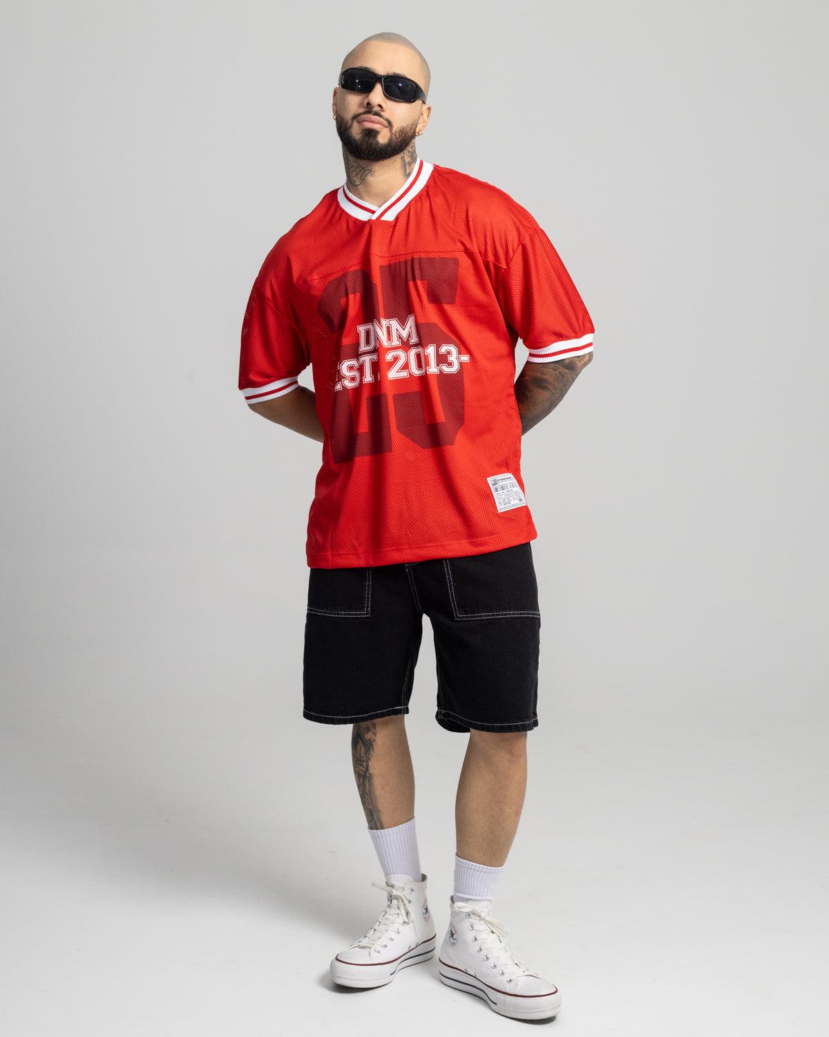 Camiseta Oversize Red Varsity 25