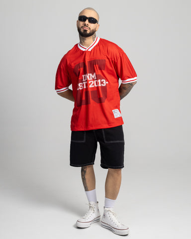 Camiseta Oversize Red Varsity 25