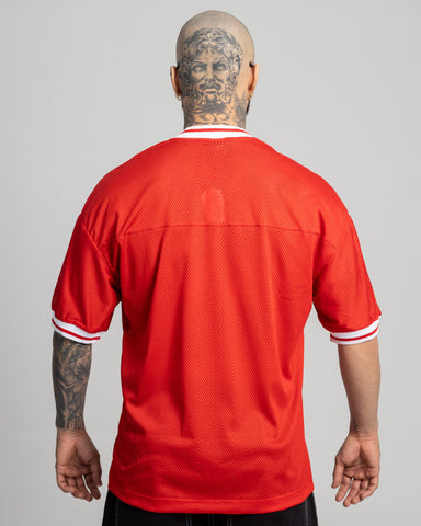Camiseta Oversize Red Varsity 25