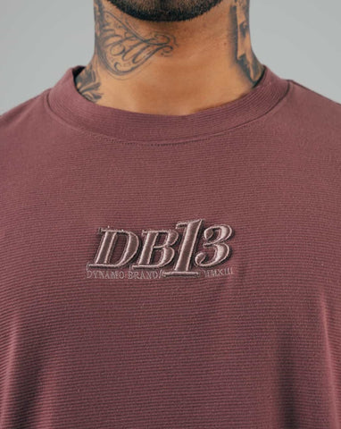 Camiseta Para Hombre Oversize Terracota Tela Bombom DB13