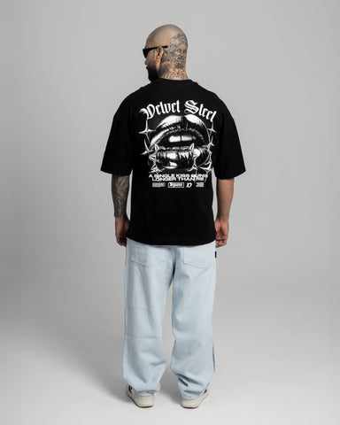 Camiseta Oversize Velvet Steel