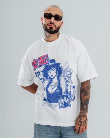 Camiseta Oversize Yakuza Queen