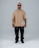 Camiseta Básica Oversize Classic Taupé