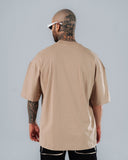 Camiseta Básica Oversize Classic Taupé