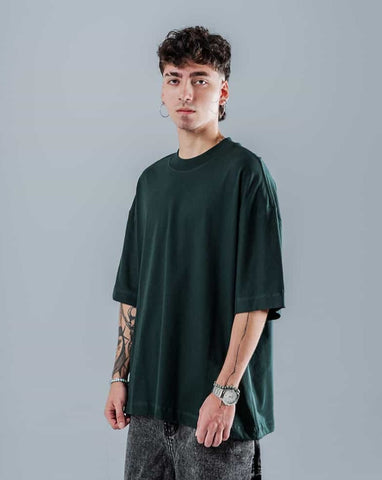 5 Camisetas Básicas Oversize Para Hombre - Wood Land