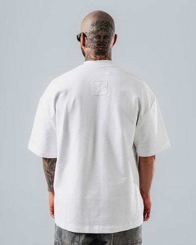 Camiseta Para Hombre Oversize Blanca DB