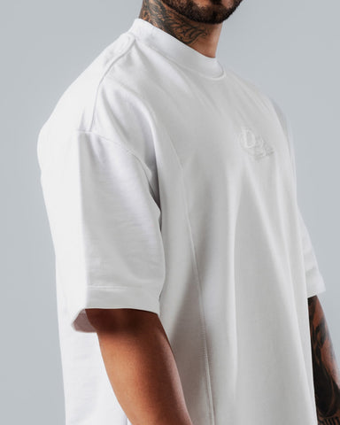 Camiseta Para Hombre Oversize Blanca DB