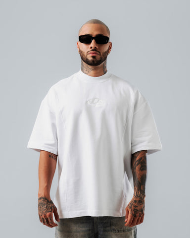 Camiseta Para Hombre Oversize Blanca DB