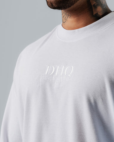 Camiseta Para Hombre Oversize Blanco DHQ