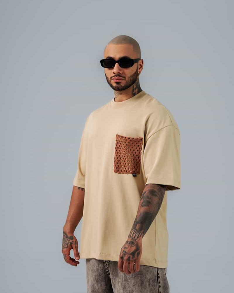 Camiseta Para Hombre Oversize Arena Con Bolsillo