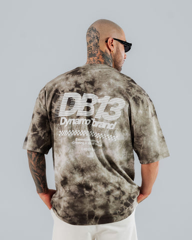 Camiseta Para Hombre Oversize Con Efecto Lavado DB13