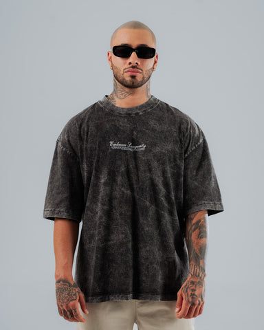 Camiseta Para Hombre Oversize Con Efecto Lavado Embrace