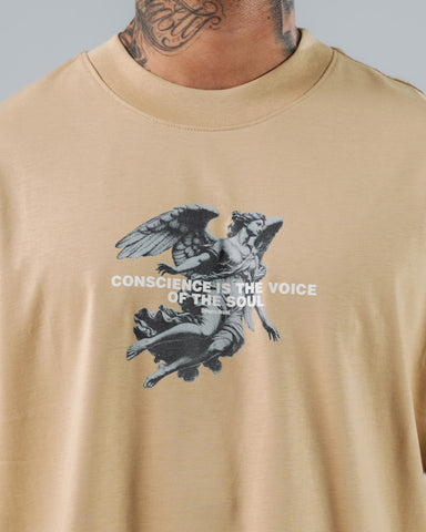 Camiseta Para Hombre Oversize Conscience