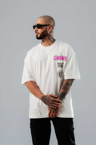 Camiseta Para Hombre Oversize Crudo Going