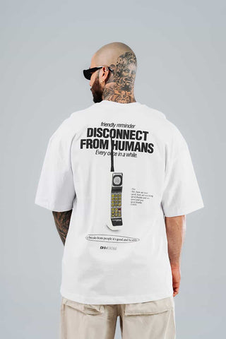 Camiseta Para Hombre Oversize Disconnect