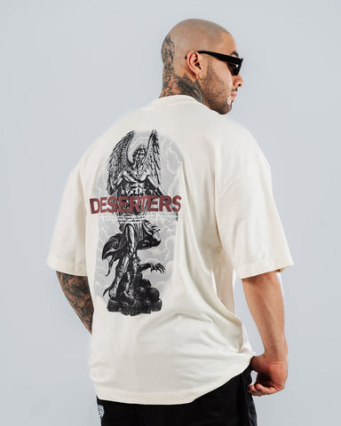 Camiseta Para Hombre Oversize Natural Deserters