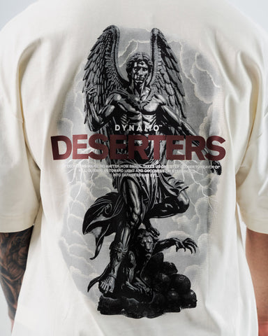 Camiseta Para Hombre Oversize Natural Deserters