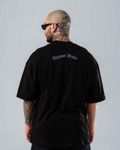 Camiseta Para Hombre Oversize Negra California City