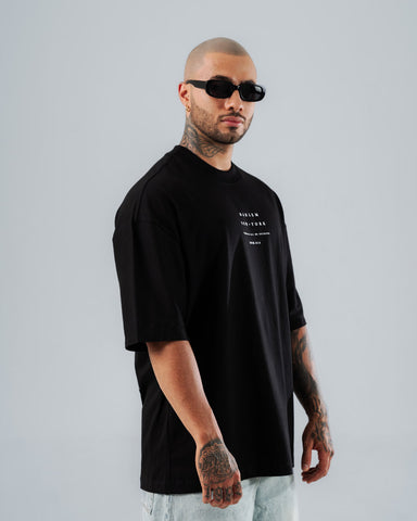 Camiseta Para Hombre Oversize Negra Californian Lover