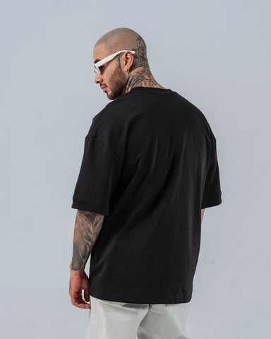 Camiseta Para Hombre Oversize Negra D