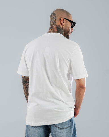 Camiseta Para Hombre Regular Blanca Dynamo Daga