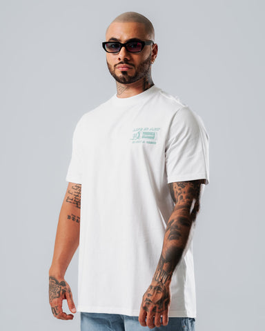 Camiseta Para Hombre Regular Blanco Fuck*ng