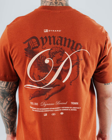 Camiseta Para Hombre Regular Marrón TRDMRK