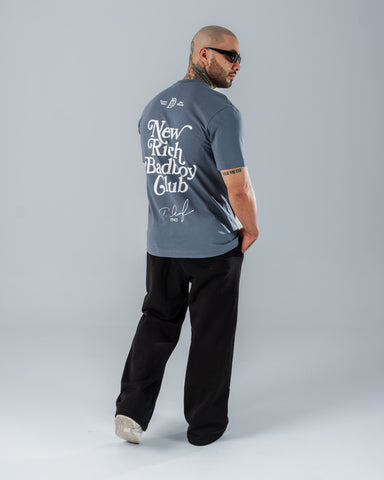 Camiseta Para Hombre Regular Slim Azul Stay Wealthy