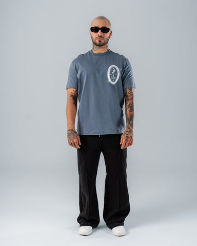 Camiseta Para Hombre Regular Slim Azul Stay Wealthy