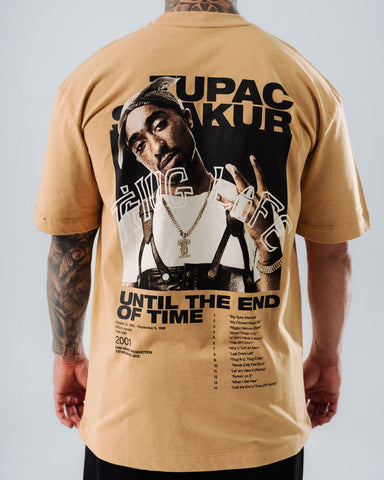 Camiseta Para Hombre Regular Tupac