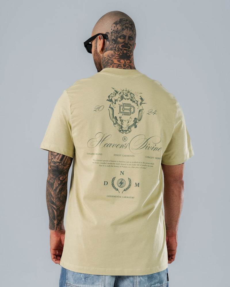 Camiseta Para Hombre Verde Oliva Divine