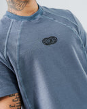 Camiseta Regular Acanelada Azul