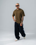 Camiseta Relaxed Fit Basico Verde Militar
