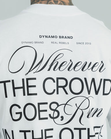 Camiseta Relaxed Fit Blanca Transcend